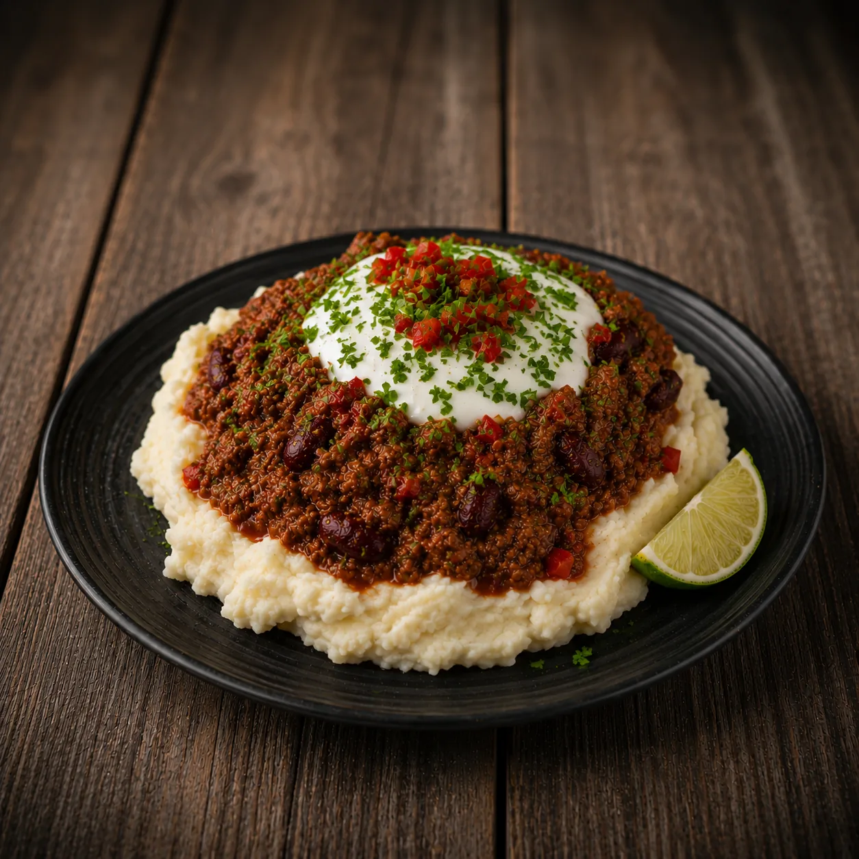 Beef Chilli Con Carne Mash