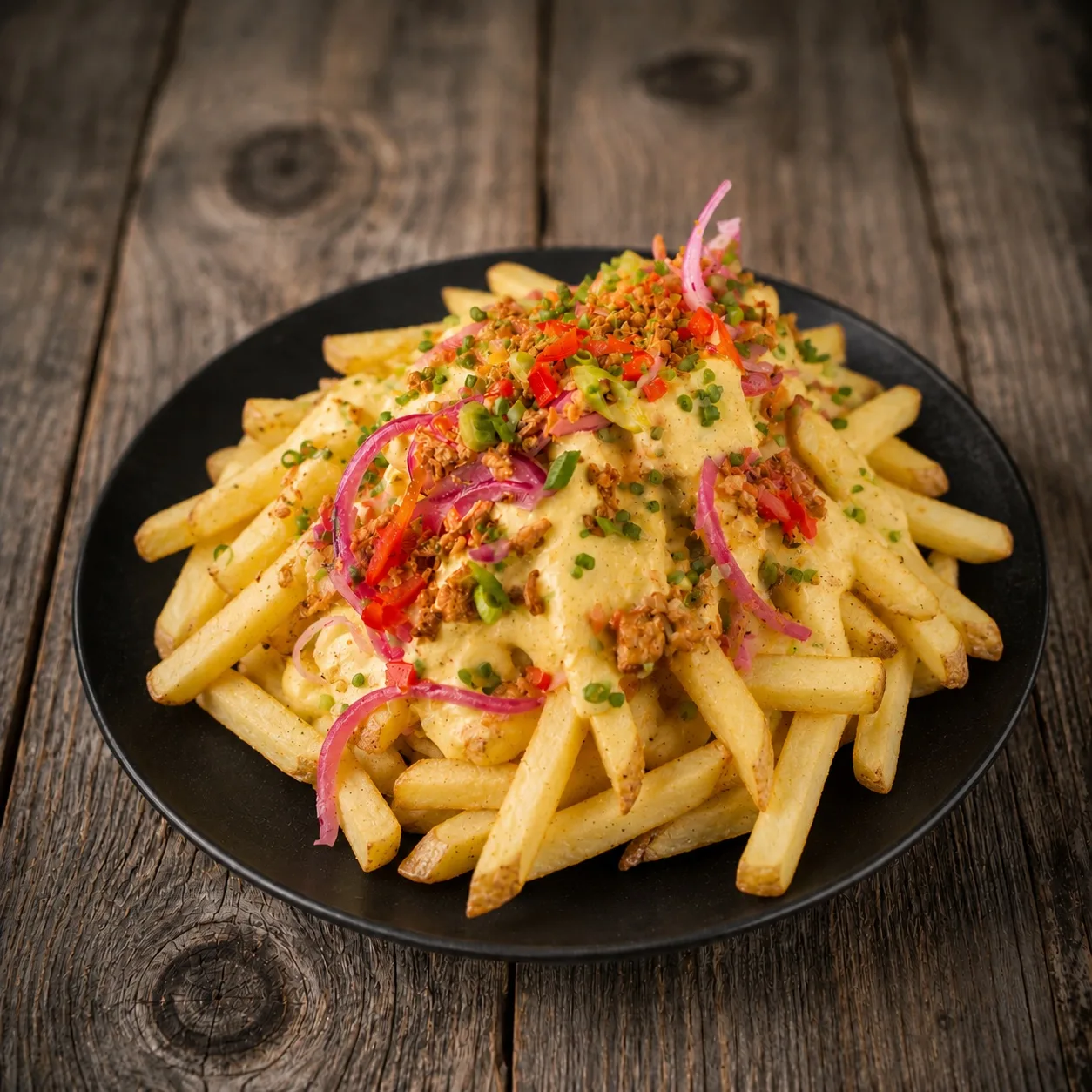 Coronation Chicken Skin-on Fries