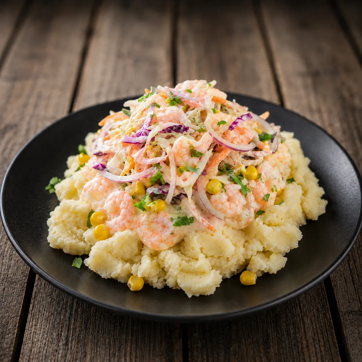 Prawn & Marie Mash